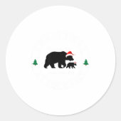 Bear Lair New Hampshire Christmas Runder Aufkleber (Vorderseite)