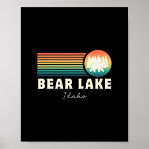 Bear Lake Idaho Reise Urlaub Souvenir Poster