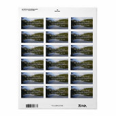 Bear Lake Reflection II Adressaufkleber (Vorne)