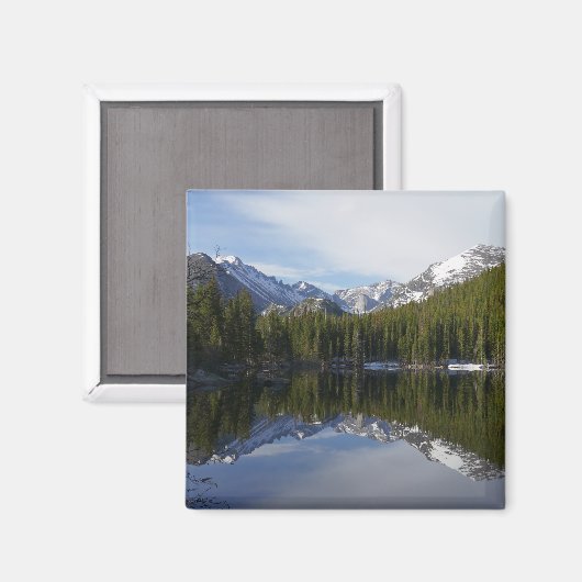 Bear Lake Reflection II Magnet (Vorderseite/Rückseite)