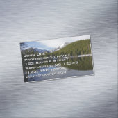Bear Lake Reflection II Magnetische Visitenkarte (Beispiel)
