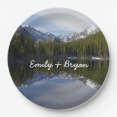 Bear Lake Reflection II Pappteller (Vorderseite)