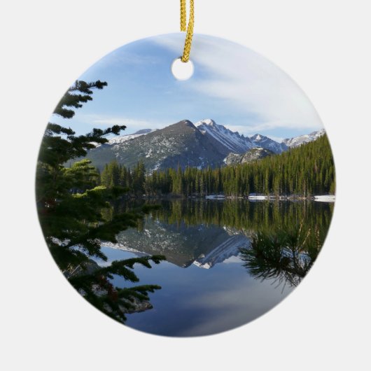 Bear Lake Reflection III Keramik Ornament (Vorne)
