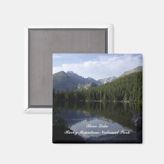Bear Lake Rocky Mountain Nationalpark Magnet (Vorderseite/Rückseite)