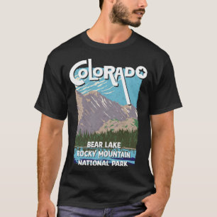 Bear Lake Rocky Mountains Nationalpark Colorado T-Shirt