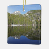 Bear Lake Spiegelung I Keramikornament (Links)
