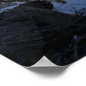 Bear Lake Spiegelung II Poster (Ecke)