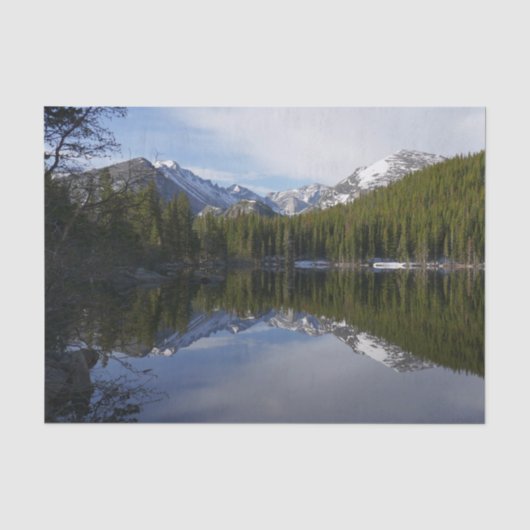 Bear Lake Spiegelung II Seidenpapier (Vorderseite)