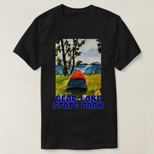 Bear Lake Staat Park Utah Idaho T-Shirt (Design vorne)