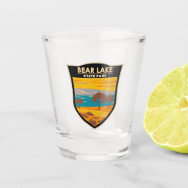 Bear Lake Staat Park Utah Vintag Schnapsglas
