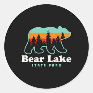 Bear Lake State Park Camping Utah Wandern  Runder Aufkleber
