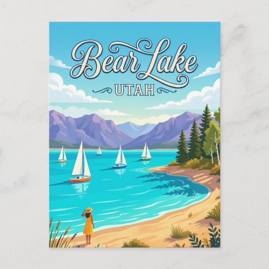 Bear Lake State Park USA Postkarte (Vorderseite)