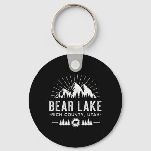 Bear Lake Utah - Bergskifahren Wandern Angeln Schlüsselanhänger