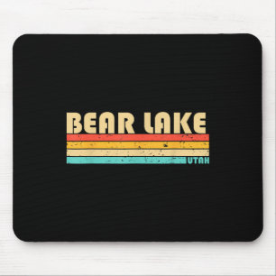 Bear Lake Utah Funny Fishing Camping Summer Mousepad
