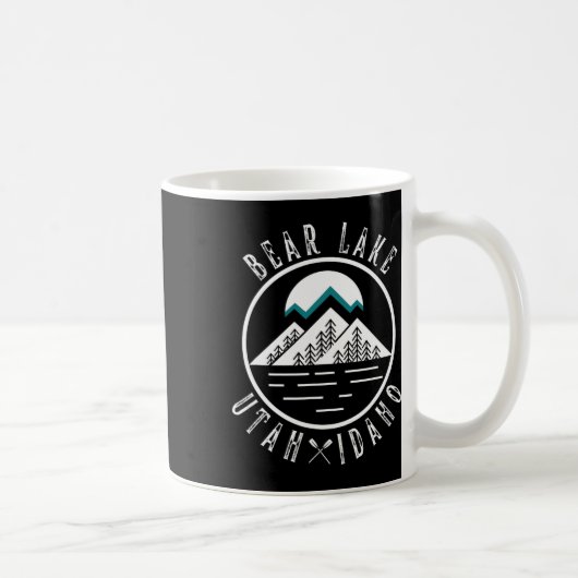 Bear Lake Utah Idaho Camping Bootfahren Kaffeetasse (Rechts)