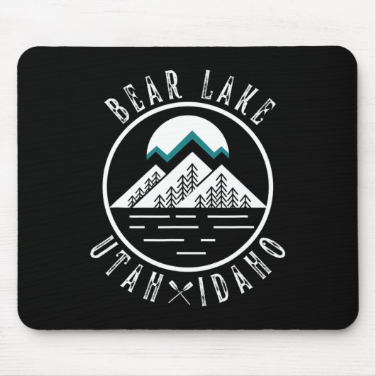 Bear Lake Utah Idaho Camping Bootfahren Mousepad (Vorne)