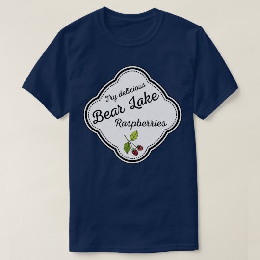 Bear Lake Utah Raspberries TShirt (Design vorne)