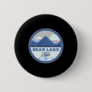 Bear Lake Utah Ut Berge Abzeichen Wander Souvenir Button