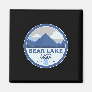 Bear Lake Utah Ut Berge Abzeichen Wander Souvenir Magnet