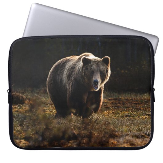 Bear Laptop Sleeve (Vorderseite)