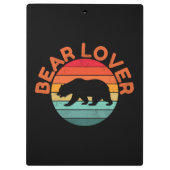 BEAR LOVER KLEMMBRETT (Rückseite)