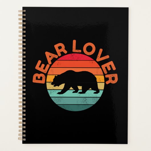 BEAR LOVER PLANER (Vorderseite)