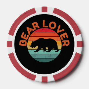 BEAR LOVER POKERCHIPS