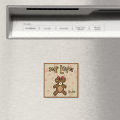 Bear Lover SQUARE Refridgerator Magnet (In Situ (Geschirrspüler))