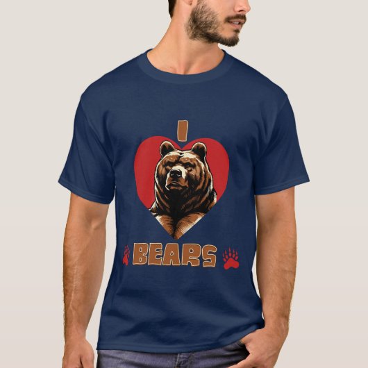 Bear Lover T-Shirt (Vorderseite)