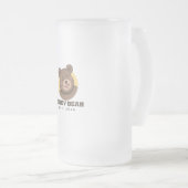 Bear Lover-Tasse Mattglas Bierglas (VorderseiteRechts)