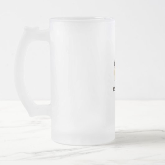 Bear Lover-Tasse Mattglas Bierglas (Links)