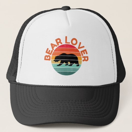 BEAR LOVER TRUCKERKAPPE (Vorderseite)