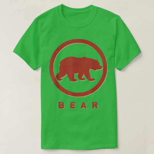 Bear Lover Vintag Retro Style Animal T-Shirt (Design vorne)