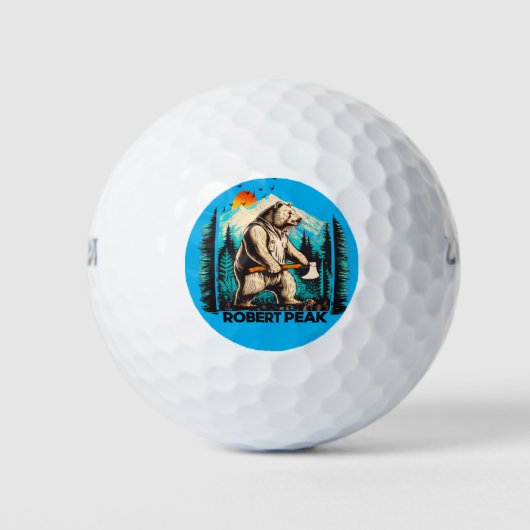 Bear Lover's Paradise: Wildlife Delights & Spaß Golfball (Vorderseite)
