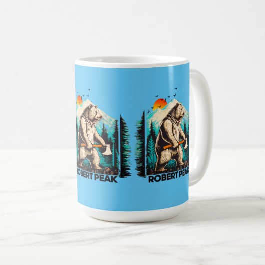 Bear Lover's Paradise: Wildlife Delights & Spaß Kaffeetasse (VorderseiteRechts)