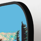 Bear Lover's Paradise: Wildlife Delights & Spaß Pickleball Schläger (Linke Seite)