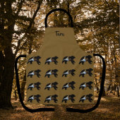 Bear Lover's Schürze "Bären mit den Bergen"