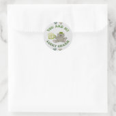 Bear Lucky Charm Runder Aufkleber (Tasche)
