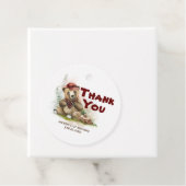 Bear Lumberjack Niedliche Geburtstag Vielen Dank Geschenkanhänger (Beispiel)