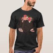Bear Mama Mountains Calling Design Baseball  Sleev T-Shirt (Vorderseite)