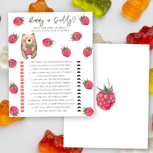 Bear - Mama oder Papa Baby Dusche Spiel