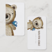 BEAR Mega Kawaii Visitenkarten Visitenkarte (Vorne/Hinten)