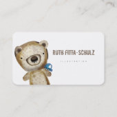 BEAR Mega Kawaii Visitenkarten Visitenkarte (Rückseite)