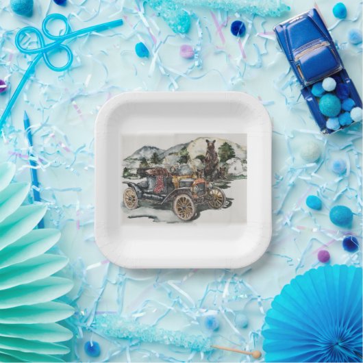 Bear Mischief Pappteller (Party)