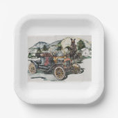 Bear Mischief Pappteller (Vorderseite)