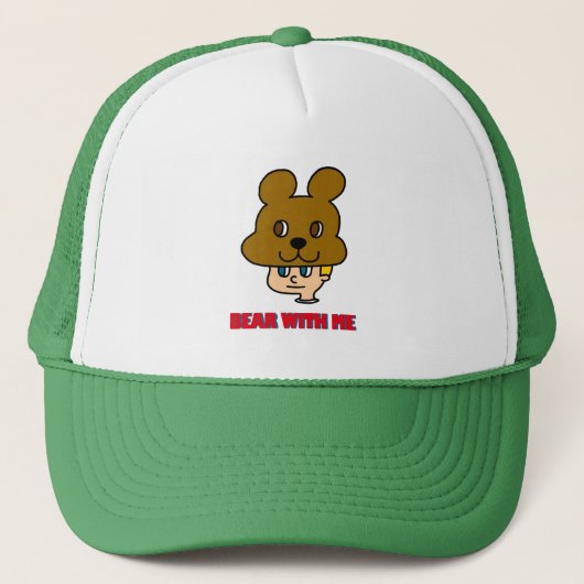 Bear mit Me Trucker Hat Truckerkappe (Vorderseite)
