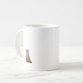 BEAR MIT MIR BRAUCHE ICH KAFFEE Bären Cub Tasse (Vorderseite Links)