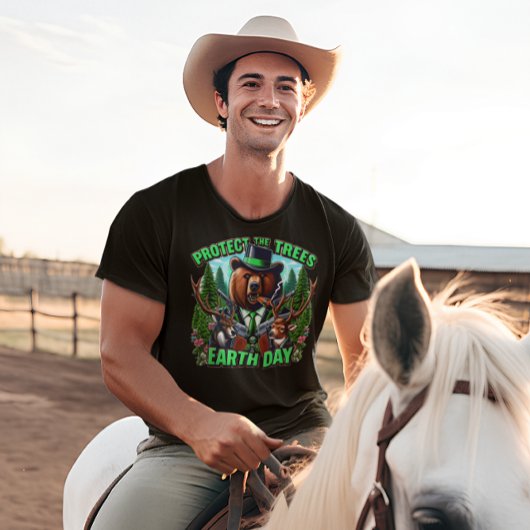 Bear mit Waffe T-Shirt