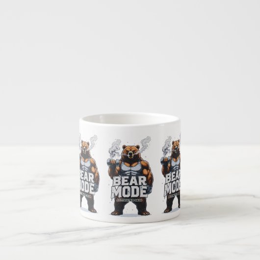 Bear Mode Activated 2026 Espressotasse (Vorderseite)