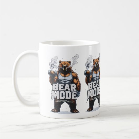 Bear Mode Activated 2026 Kaffeetasse (Links)